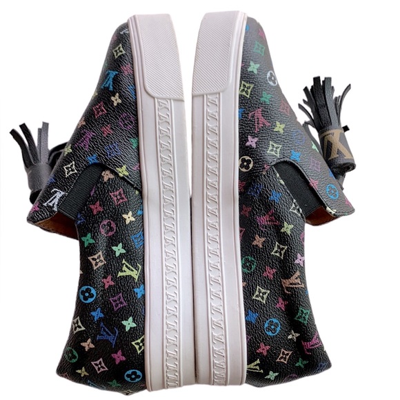 ‼️🌈 Luxury LV Style Monogram Multicolor Loafer 🔥‼️ - Picture 10 of 11